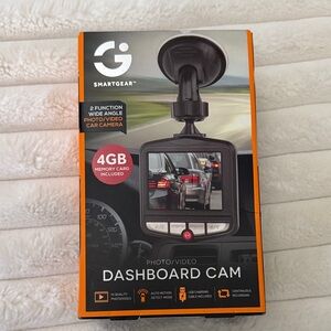 SmartGear Black On-Dash Camera with 4GB Memory Card